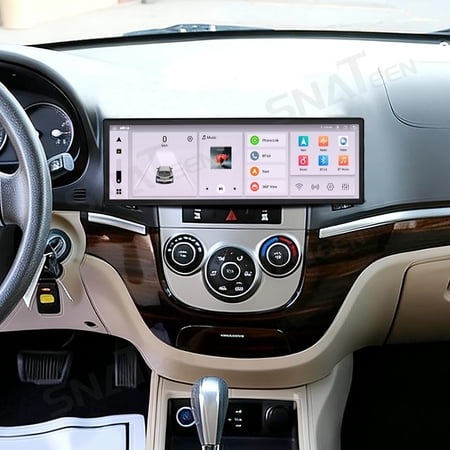 SNATEEN 14.9 inch Carplay Screen/Radio/Multimedia for Hyundai Santa Fe 2006-2012 Upgrade Touch Screen Navigation/GPS Headunit Android Receiver Replace System