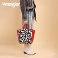 thumbnail image 3 of Wrangler Women's Animal Print Crossbody Bag Versatile Top-Handle Shoulder Bag for Everyday Travel & Casual Use, Red, 3 of 7
