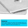 thumbnail image 4 of Uxcell Rondelle Carrée, Lot de 10, M4x10x10x1 mm, Rondelles pour Plaques Carrées en Acier Inoxydable 304, 4 of 5