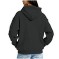 thumbnail image 6 of cocolona Womens Quarter Zip Hoodies Plus Size Casual Textured Hooded Sweatshirt Fall Winter Oversized Hoodie Pullover Fashion Long Sleeve Tops with Pocket, 6 of 7