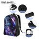 thumbnail image 5 of Balery Feathered Wolf Mochila - Mochila Estilosa y Duradera para Laptop de 15 Pulgadas con Tela Oxford Impermeable, 5 of 8