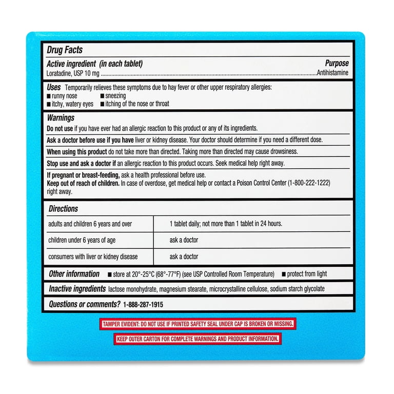 All Day Allergy Relief Loratadine, 45 Count photo 7