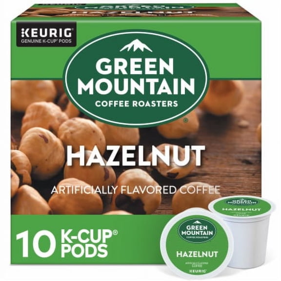 2X - Green Mountain Coffee Roasters Hazelnut Light Roast K-Cup Coffee Pods