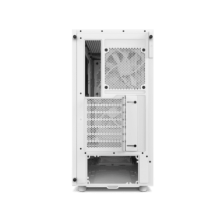 NZXT - H5 Flow RGB ATX Mid-Tower Case with RGB Fans - White