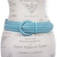 thumbnail image 3 of 2 Inch Wide Genuine Leather Braided Woven Round Belt, 3 of 3