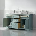 thumbnail image 3 of Vinnova Lorna 60" Double Vanity in White with Fine White Quartz Countertop, 3 of 7