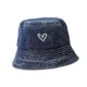 thumbnail image 5 of Sombrero para el de niños Portable Lindo Bucket Sombrero para actividades al aire libre Viajes cortos Summer azul oscuro, 5 of 8