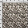 thumbnail image 3 of oneOone Cotton Jersey Peach Fabric Text Craft Projects Decor Fabric Printed By The Yard 58 Inch Wide, 3 of 5