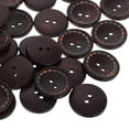 thumbnail image 1 of WHAMVOX 50Set Unique Buttons Round for Sewing Closure in Craft Projects for DIY Enthusiasts Coffee, 1 of 8