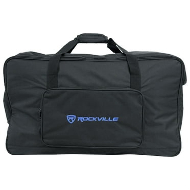 Rockville TB12 v2 Padded Speaker Bag Carry Case For 12" DJ PA Speakers Stand