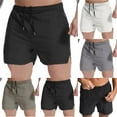 thumbnail image 1 of Leodye Men's Gym Workout Shorts Lightweight Bodybuilding Athletic Shorts Running Training with drawstring Pockets & Towel Loop White 10(XL), 1 of 9
