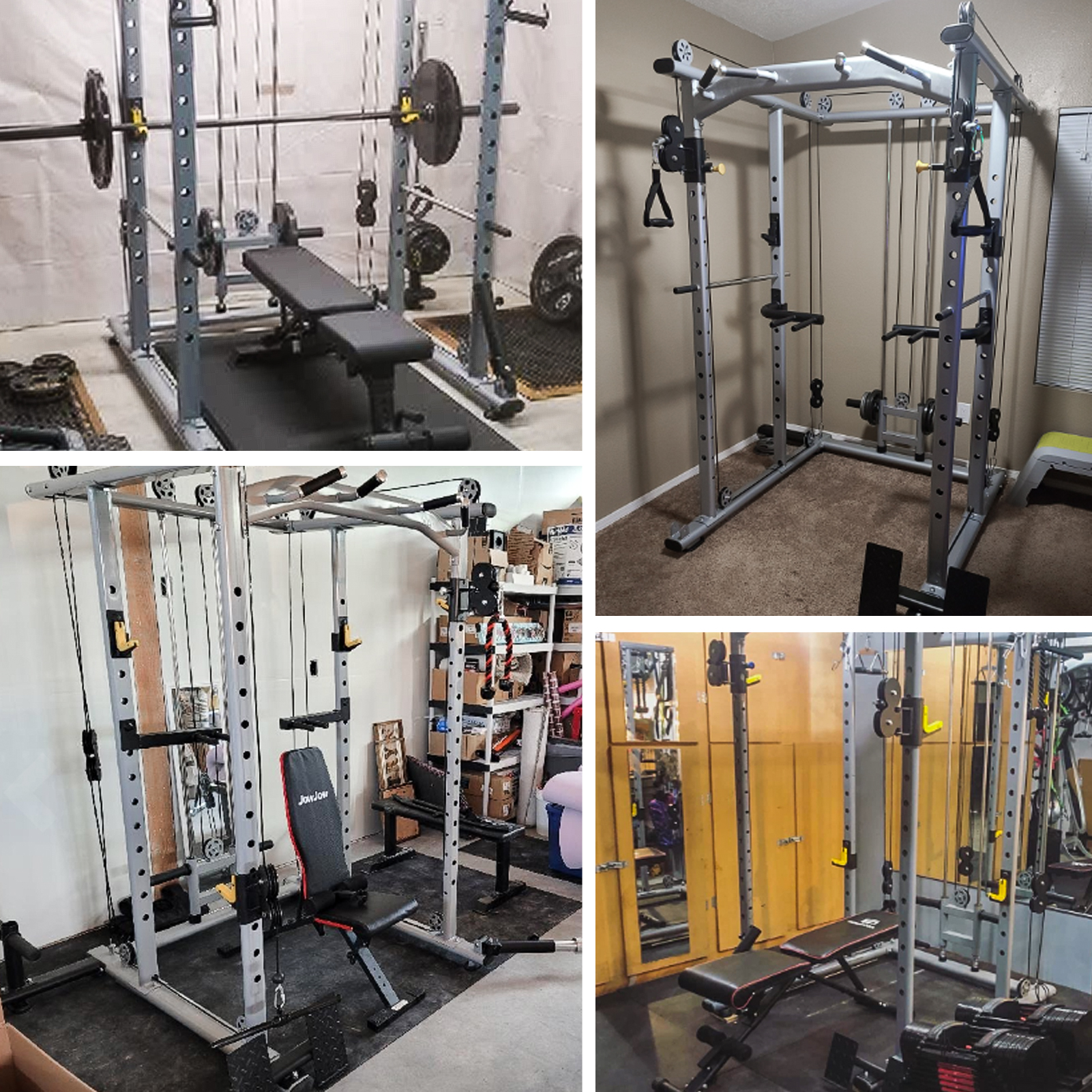 Buy ELEVTAB MultiFunction Power Rack Cage, 1400 lbs Weight Cage with