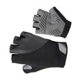 thumbnail image 3 of Guantes para bicicletas SBR engrosan las palmas, absorben impactos, antideslizantes, medio dedo, guantes para montar, negro y gris 15 cm, 3 of 10