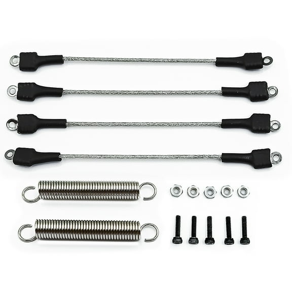 1Set Steel Rope Set for TRX4 TRX-4 Bronco 1/10 RC Crawler Car Model Upgrade Decoration Parts