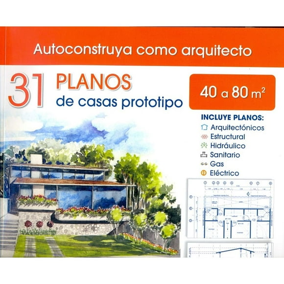 Libro 31 Planos De Casa Prototipo Tapa Blanda, Autor Agustin Mauricio Ceballos Ruiz, Editorial Editorial Trillas