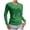 #0238-Green, variant on Womens St Patrick's Day Tops Crewneck Shamrock Print Long Sleeve Shirts Parades Holiday Gatherings Tees Blouses Gift