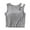 Gray, variant on Camisoles For Women Navel Vest With Chest Pad Female High Waist With Special Shaped Shoulder Drops Slim Underwear Bra Tube Top Integrated Small Sling.