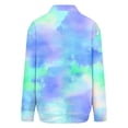 thumbnail image 5 of Vinsonshop Women Bomber Jacket Womens Zip Up Jacket Womens Jackets Casual Outerwear Zip Up Jackets for Women Outerwear for Women Womens Coats and Jackets Mint Green XL, 5 of 7