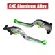 thumbnail image 5 of Par de palancas de embrague de freno Unique Bargains Kawasaki Z250SL tono titanio verde, 5 of 7