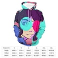 thumbnail image 2 of Gorillaz Casual Pullover Hoodie Unisex Hooded Sweatshirt Novelty 3D Graphic Long Sleeve Sweater with Pocket 3XL, 2 of 8