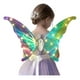thumbnail image 1 of Disfraz Hada Alas De Mariposa Brillante Eléctrica Movimiento Arcoiris Unitalla, 1 of 8