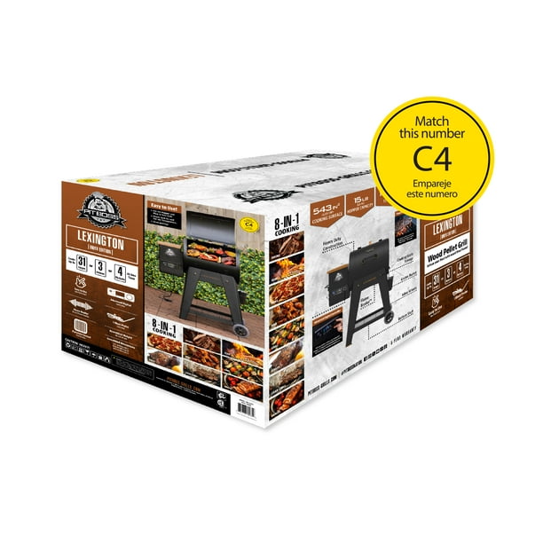 Pit Boss Lexington Onyx Edition - 500 Sq in Wood Fired Pellet