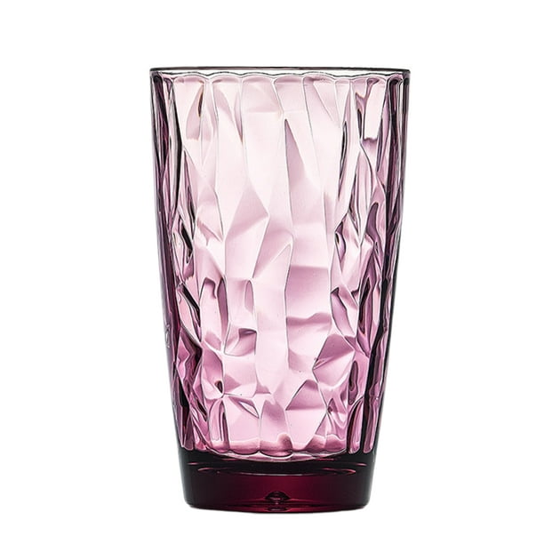 Vasos reutilizables de plástico acrílico para beber, vasos para agua de 20 oz en colores en tonos joya | Vasos sin BPA, aptos para lavavajillas en rejilla superior