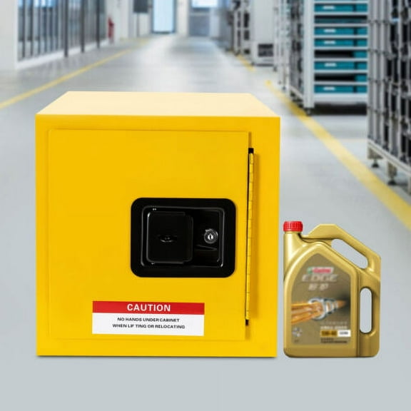 Industrial 2 Gallon Flammable Cabinet Storage Cabinet with Double-Lock Design