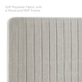 thumbnail image 6 of Modway Milenna Channel Tufted Upholstered Fabric Twin Headboard in Oatmeal, 6 of 10
