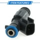 thumbnail image 4 of 1 Pc Inyector de combustible para Chevrolet Aveo 1.4 2010-2016 Boquilla de combustible negra, 4 of 7