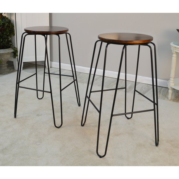 Carolina Chair and Table Townsley 29 in. Backless Bar Stool Walmart