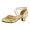 Gold, variant on Women's Latin Dance Shoes Soft Sole Flexible High Heels for Ballroom Tango Performance and Practice