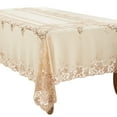 thumbnail image 2 of Saro Lifestyle Lace Design Tablecloth, 2 of 5