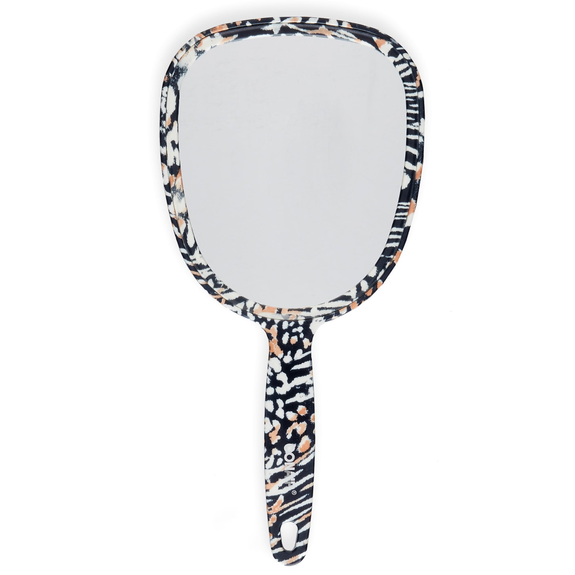 Wild Primrose by Conair 4' Compact Oval Handheld Mirror with Swivel Case, Tortoise