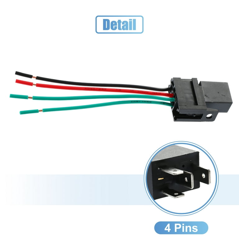 Car Relay 4 Pin 12V 40Amp SPST Model JD2912-1H-12VDC 40A 14VDC Automotive  Relay Switches 2 Pcs 
