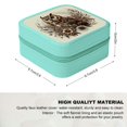 thumbnail image 2 of FCXZI Owl Floral Vintage Illustration Small Jewelry Box for Women Green, 2 of 5