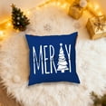 thumbnail image 5 of Xuniizn Christmas Pillow Covers 18x18 inch Xmas Decorations Soft Plush Faux Fur Wool Christmas Throw Pillow Cases Winter Holiday Decor for Sofa Living Room, 5 of 7