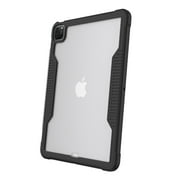 onn. Slim Rugged Tablet Case for iPad Pro 11" (1st, 2nd, 3rd, 4th generation) / 10.9" iPad Air (4th, 5th generation) / iPad Air 11" - Black/Clear