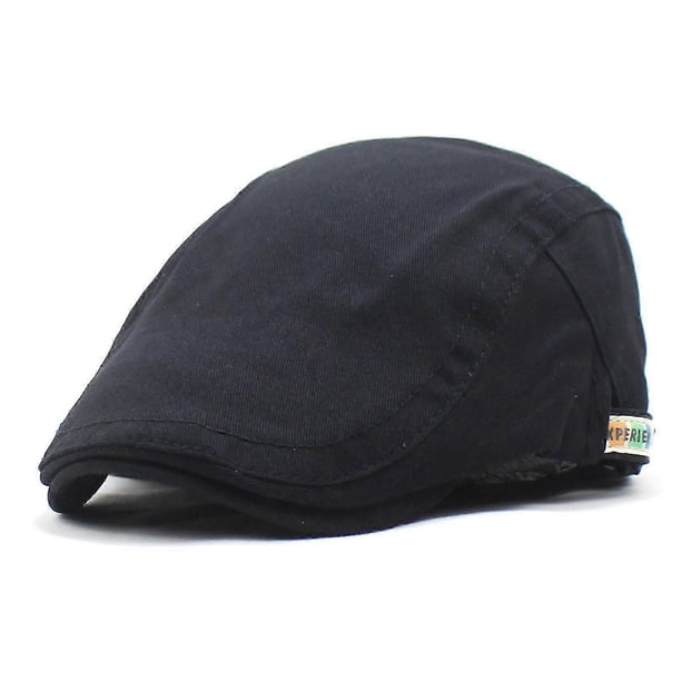 Summer new fashion beret solid colour cotton duck tongue cap men and women summer sun hat letters forward cap