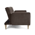 thumbnail image 4 of Sofá Cama Makora Merlak Chocolate Velvet 3 Posiciones con Soft Foam Reclinable, 4 of 10