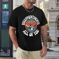 thumbnail image 4 of Disappointments All of You - Jesus Hipster Men's Cotton Short Sleeve HD Print Tee for Casual T-Shirt Crew Neck Top Black S, 4 of 7