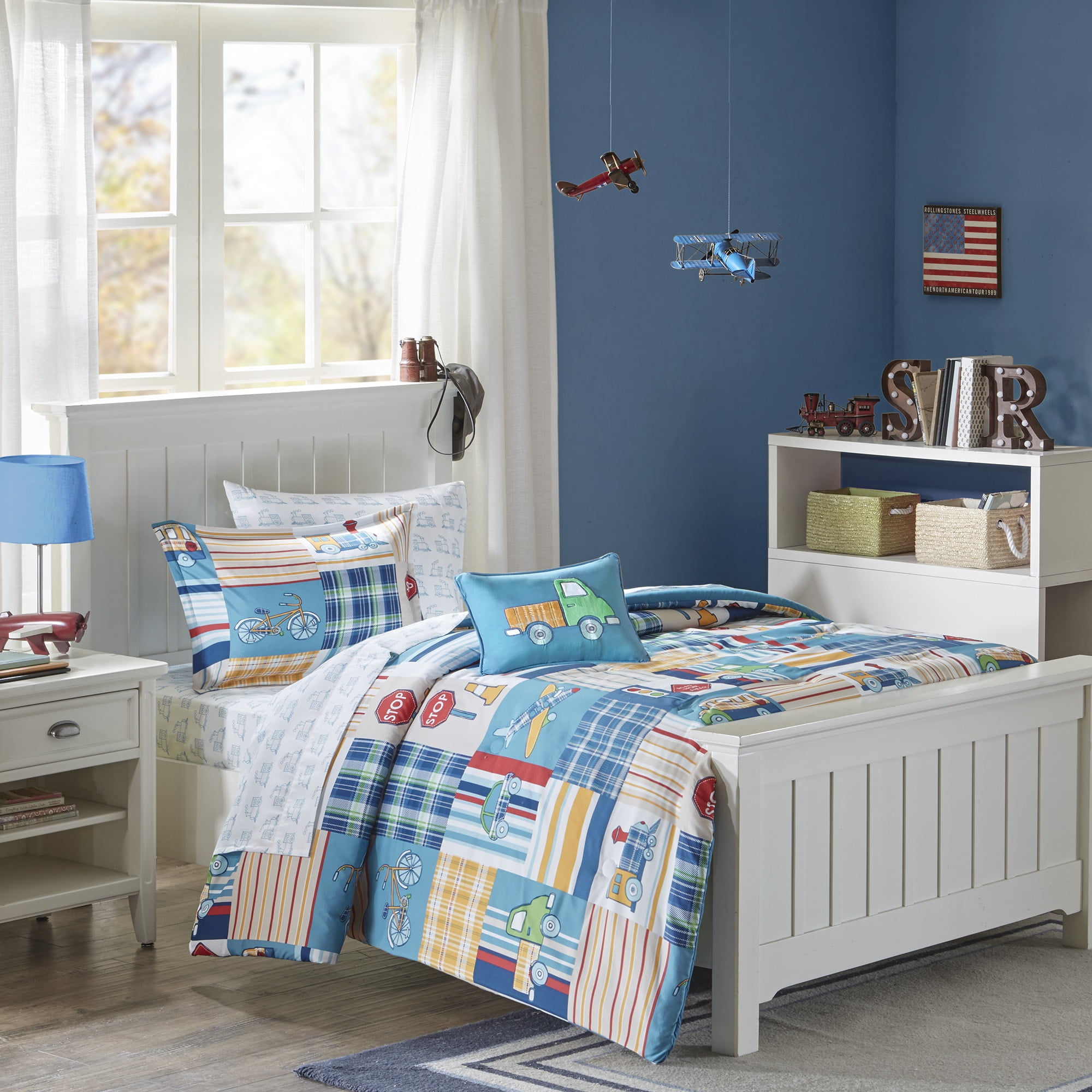 Home Essence Kids Zooming Zayn Complete Bed And Sheet Set Com