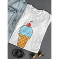thumbnail image 3 of Happy Ice Cream T-Shirt Women -SPIdeals Designs, Female 3X-Large, 3 of 4