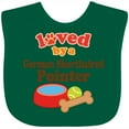 thumbnail image 3 of Inktastic German Shorthaired Pointer Loved by Boys or Girls Baby Bib, 3 of 4