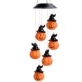 thumbnail image 1 of Wind Chime Light Pumpkin Hanging Plastic Windbell Lamp Wind Light for Halloween, 1 of 6