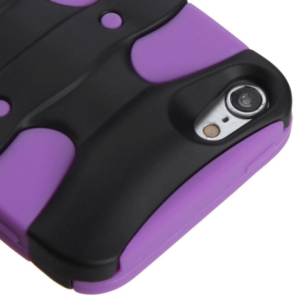 For Apple iPod touch 5th generation Hard Black Ribcage Case Cover