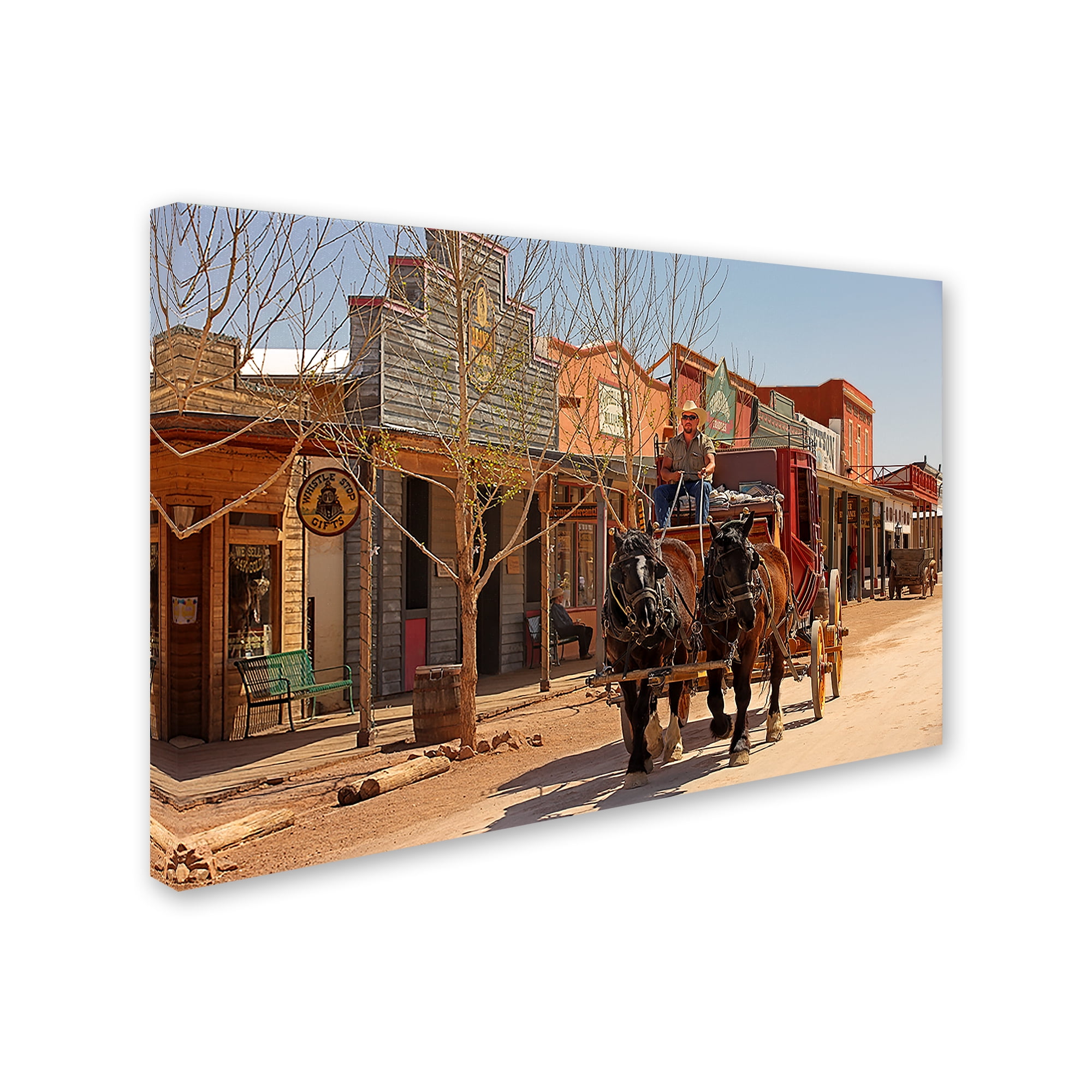 Trademark Fine Art 'Tombstone X' Canvas Art by Mike Jones Photo