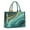 Teal Gold Marble, variant on Large Capacity Tote Bag,Teal Gold Marble Pattern Handbag Fashion Luxury Tote Bag,15.7"x13"x 5.1" Inches,Laptop Compatible