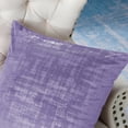thumbnail image 2 of Home Soft Things Textured Velvet 2 Piece Pillow Shell Set - Chinese Violet - 26" x 26", 2 of 4