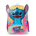 thumbnail image 4 of Disney Stitch Kids Rainbow Tie Dye 17" Laptop Backpack and Lunch Tote Set, 4-Piece, 4 of 6